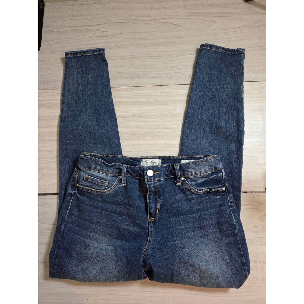 Jessica Simpson Kiss Me Skinny Jeans - Medium Wash - Size 10/30 - Distressed